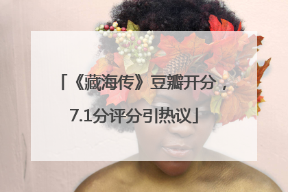 《藏海传》豆瓣开分，7.1分评分引热议