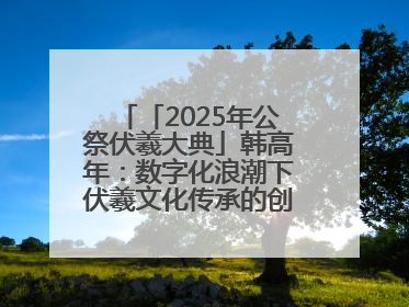 「2025年公祭伏羲大典」韩高年：数字化浪潮下伏羲文化传承的创新之道
