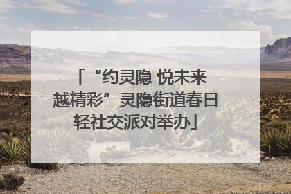 “约灵隐 悦未来 越精彩”灵隐街道春日轻社交派对举办