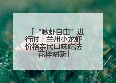 “嗦虾自由”进行时：兰州小龙虾价格亲民口味吃法花样翻新