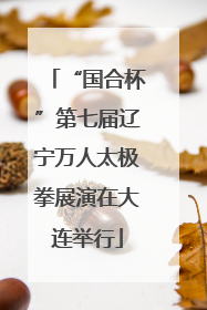 “国合杯”第七届辽宁万人太极拳展演在大连举行