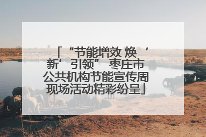“节能增效 焕‘新’引领” 枣庄市公共机构节能宣传周现场活动精彩纷呈