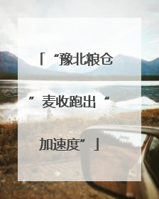 “豫北粮仓”麦收跑出“加速度”