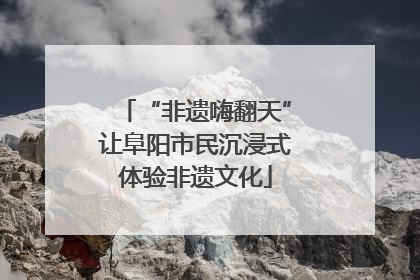 “非遗嗨翻天”让阜阳市民沉浸式体验非遗文化