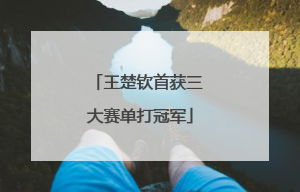 王楚钦首获三大赛单打冠军