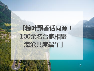 粽叶飘香话同源！100余名台胞相聚海沧共度端午