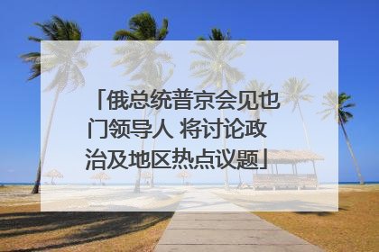 俄总统普京会见也门领导人 将讨论政治及地区热点议题