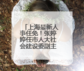 上海最新人事任免！张婷婷任市人大社会建设委副主任委员，郑立锋任市监察委委员