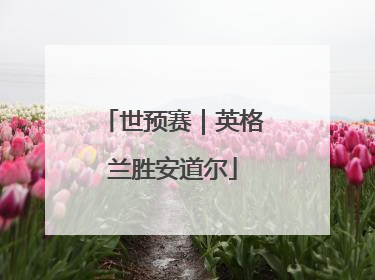 世预赛｜英格兰胜安道尔