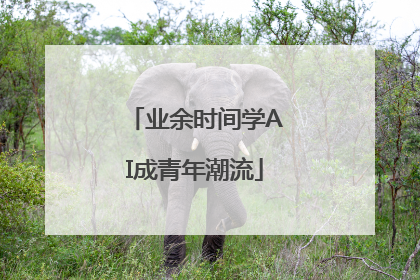 业余时间学AI成青年潮流