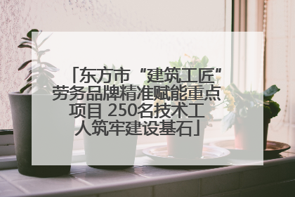 东方市“建筑工匠”劳务品牌精准赋能重点项目 250名技术工人筑牢建设基石