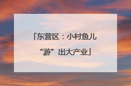 东营区：小村鱼儿“游”出大产业