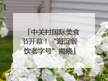 中关村国际美食节开幕！“海淀餐饮老字号”揭晓
