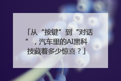 从“按键”到“对话”，汽车里的AI黑科技藏着多少惊喜？