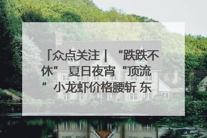 众点关注｜“跌跌不休” 夏日夜宵“顶流”小龙虾价格腰斩 东营人的快乐来了