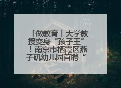 做教育︱大学教授变身“孩子王”！南京市栖霞区燕子矶幼儿园首聘“科学副园长”点燃萌娃科学梦