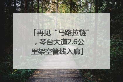 再见“马路拉链”，琴台大道2.6公里架空管线入廊