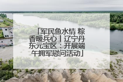 军民鱼水情 粽香暖兵心丨辽宁丹东元宝区：开展端午拥军慰问活动