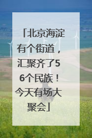 北京海淀有个街道，汇聚齐了56个民族！今天有场大聚会
