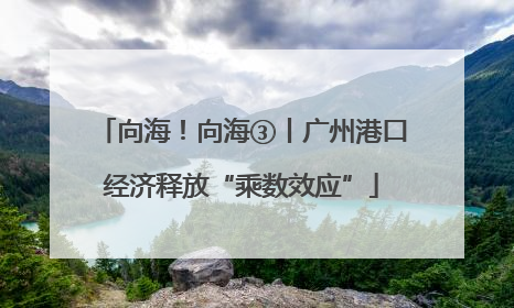 向海！向海③丨广州港口经济释放“乘数效应”