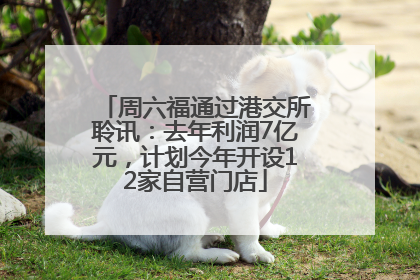 周六福通过港交所聆讯：去年利润7亿元，计划今年开设12家自营门店