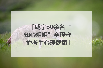 咸宁30余名“知心姐姐”全程守护考生心理健康