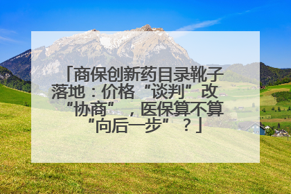 商保创新药目录靴子落地：价格“谈判”改“协商”，医保算不算“向后一步”？