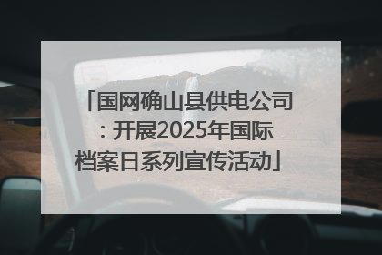 国网确山县供电公司：开展2025年国际档案日系列宣传活动