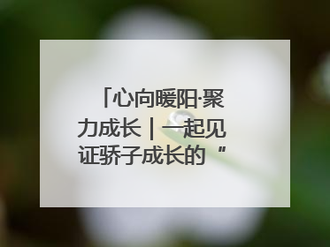 心向暖阳·聚力成长｜一起见证骄子成长的“破茧时刻”