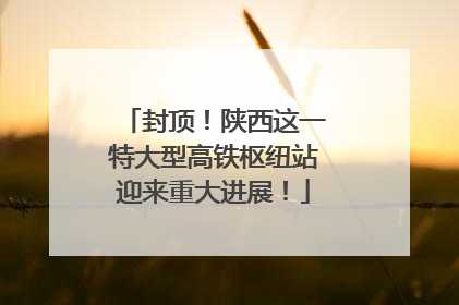 封顶！陕西这一特大型高铁枢纽站迎来重大进展！
