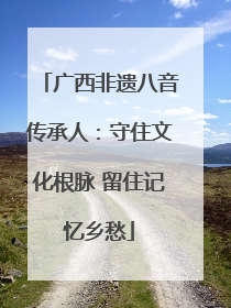 广西非遗八音传承人：守住文化根脉 留住记忆乡愁