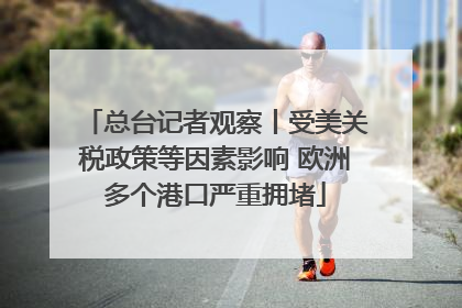 总台记者观察丨受美关税政策等因素影响 欧洲多个港口严重拥堵