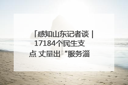 感知山东记者谈｜17184个民生支点 丈量出“服务淄博”的文明温度