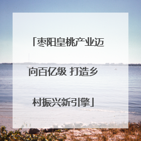 枣阳皇桃产业迈向百亿级 打造乡村振兴新引擎