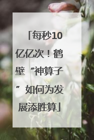 每秒10亿亿次！鹤壁“神算子”如何为发展添胜算