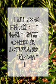 武昌区杨园街道：“特殊”踏青心相连 架起包容友爱“连心桥”