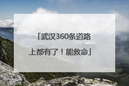 武汉360条道路上都有了！能救命