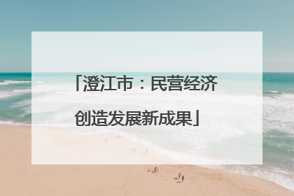 澄江市：民营经济创造发展新成果
