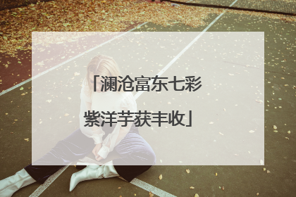 澜沧富东七彩紫洋芋获丰收