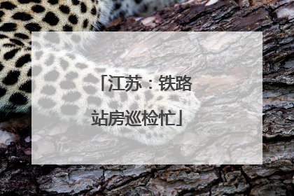 江苏：铁路站房巡检忙