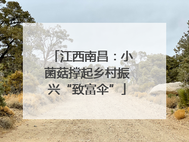 江西南昌：小菌菇撑起乡村振兴“致富伞”