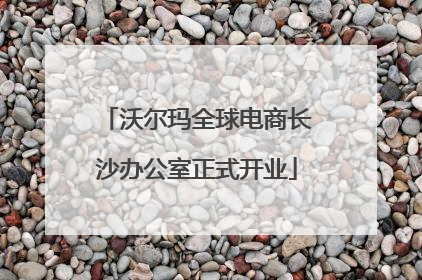 沃尔玛全球电商长沙办公室正式开业