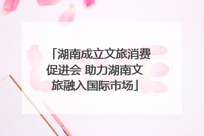 湖南成立文旅消费促进会 助力湖南文旅融入国际市场