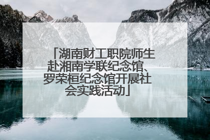 湖南财工职院师生赴湘南学联纪念馆、罗荣桓纪念馆开展社会实践活动