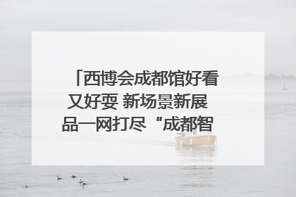 西博会成都馆好看又好耍 新场景新展品一网打尽“成都智造”｜西博视界
