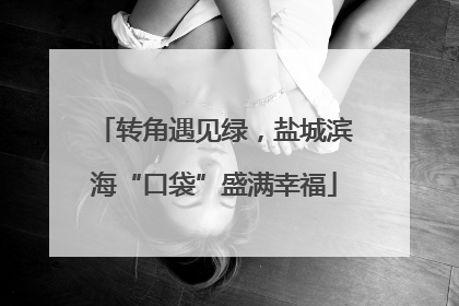 转角遇见绿，盐城滨海“口袋”盛满幸福