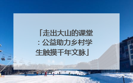 走出大山的课堂：公益助力乡村学生触摸千年文脉
