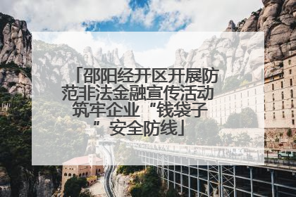 邵阳经开区开展防范非法金融宣传活动 筑牢企业“钱袋子”安全防线