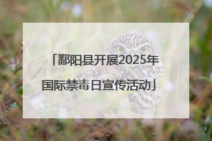 鄱阳县开展2025年国际禁毒日宣传活动