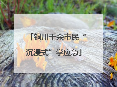 铜川千余市民“沉浸式”学应急